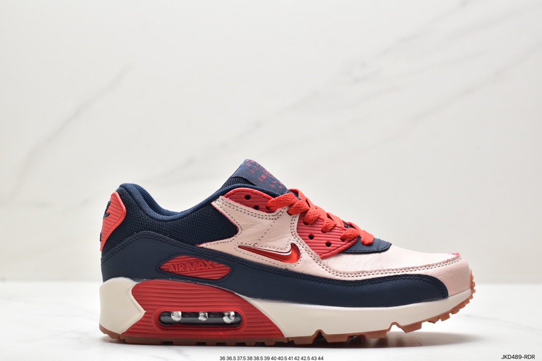 160 耐克Nike AIR MAX90 FlyEase MAX90经典款复古缓震气垫跑步鞋 CJ0611-100