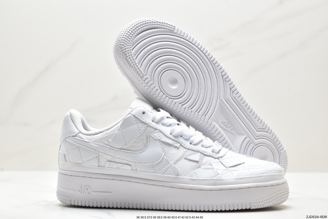 Billie Eilish x Nike Air Force 1‘07 Low SP”Sequoia“空军一号经典低帮百搭休闲运动板鞋“碧梨联名暗军绿碎布”DQ4137-300