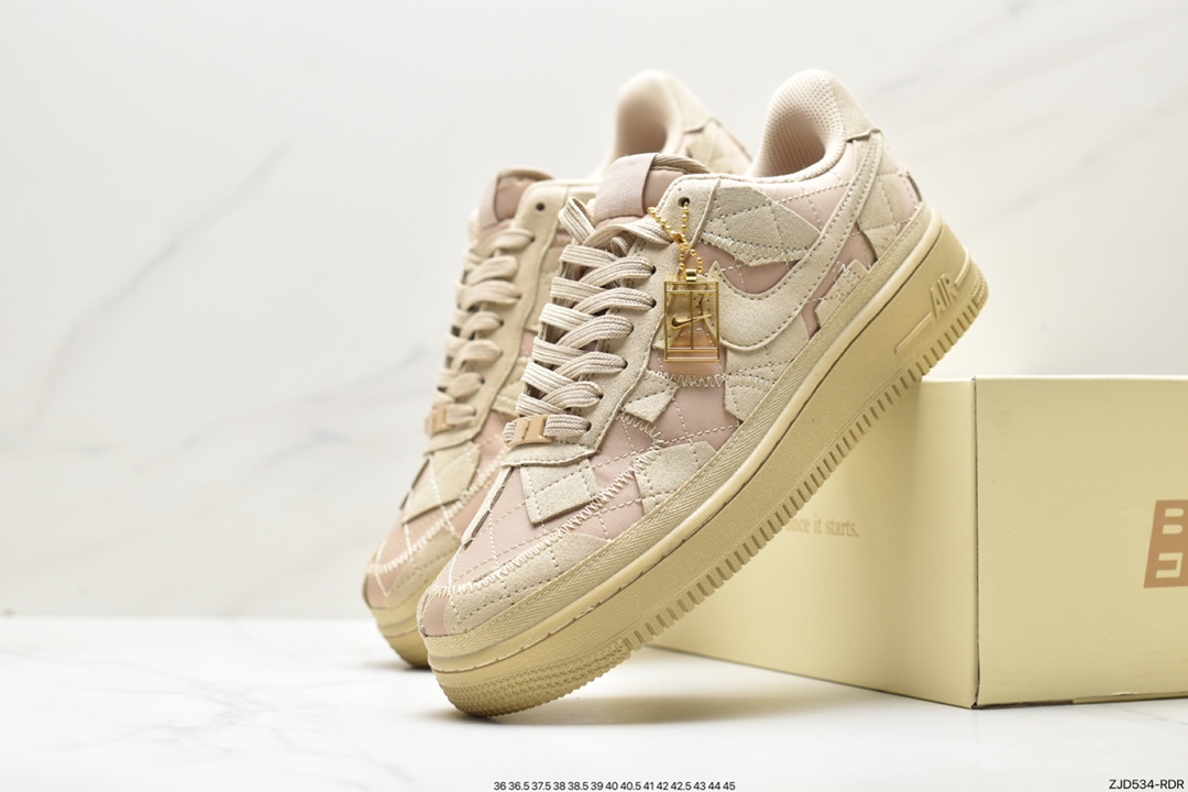 Billie Eilish x Nike Air Force 1‘07 Low SP”Sequoia“空军一号经典低帮百搭休闲运动板鞋“碧梨联名暗军绿碎布”DQ4137-300