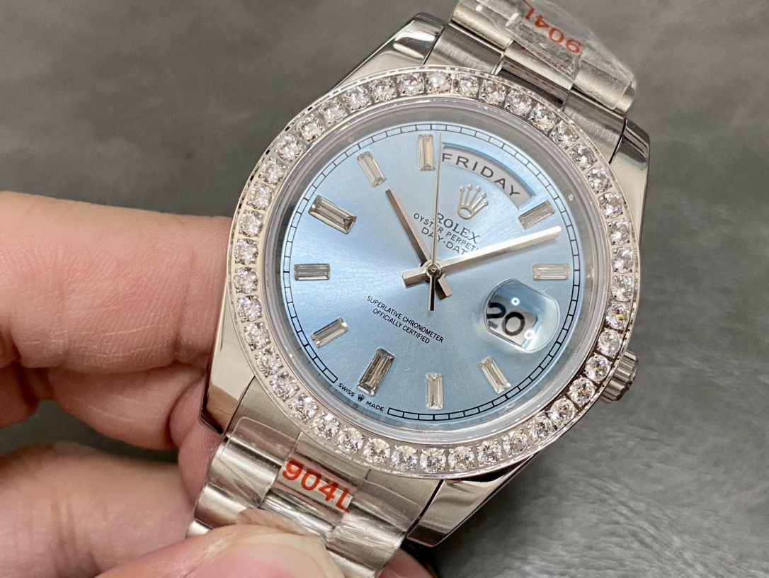 SK厂 劳力士Rolex 双历 星期日志型 40mm オートマチック腕時計