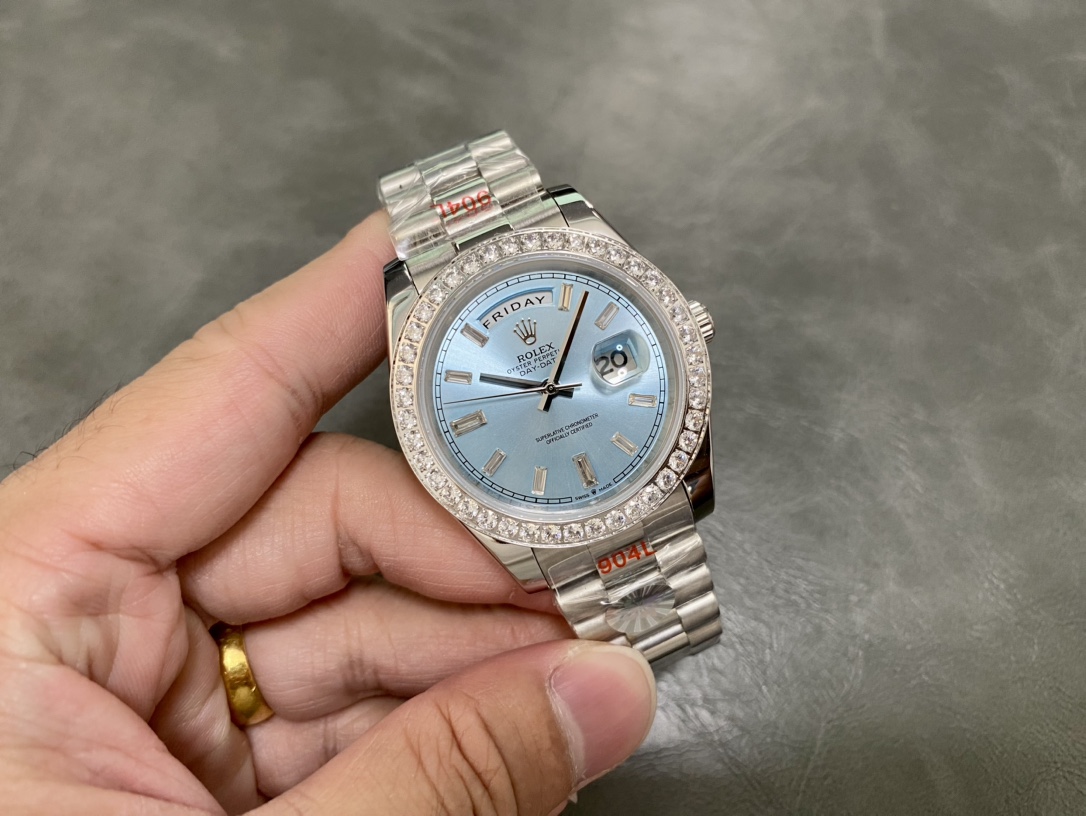 SK厂 劳力士Rolex 双历 星期日志型 40mm オートマチック腕時計