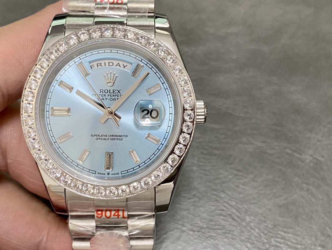 SK厂 劳力士Rolex 双历 星期日志型 40mm オートマチック腕時計