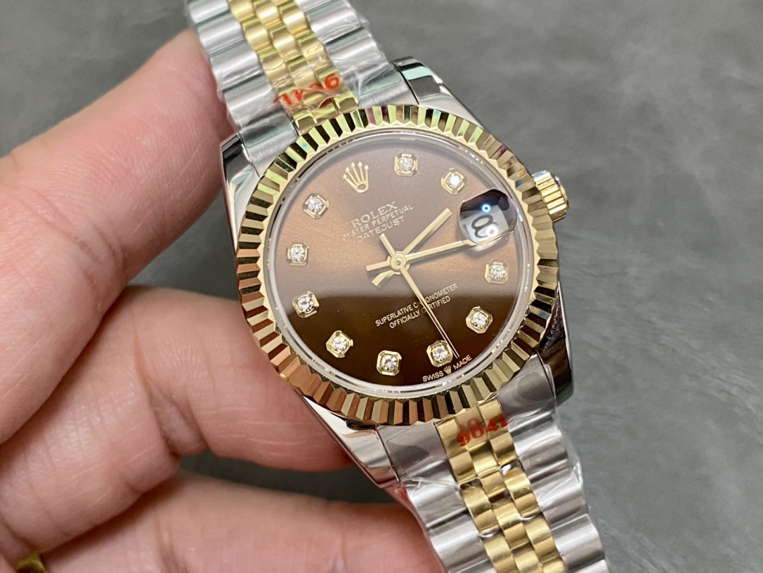SK Factory 女款 劳力士Rolex 日志型 31mm 自動機械腕時計