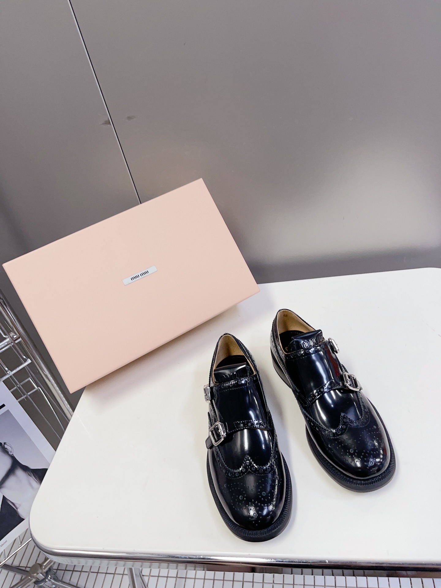 MiuMiu Scarpe Oxford Replica all'ingrosso designer
 Collezione Autunno/Inverno