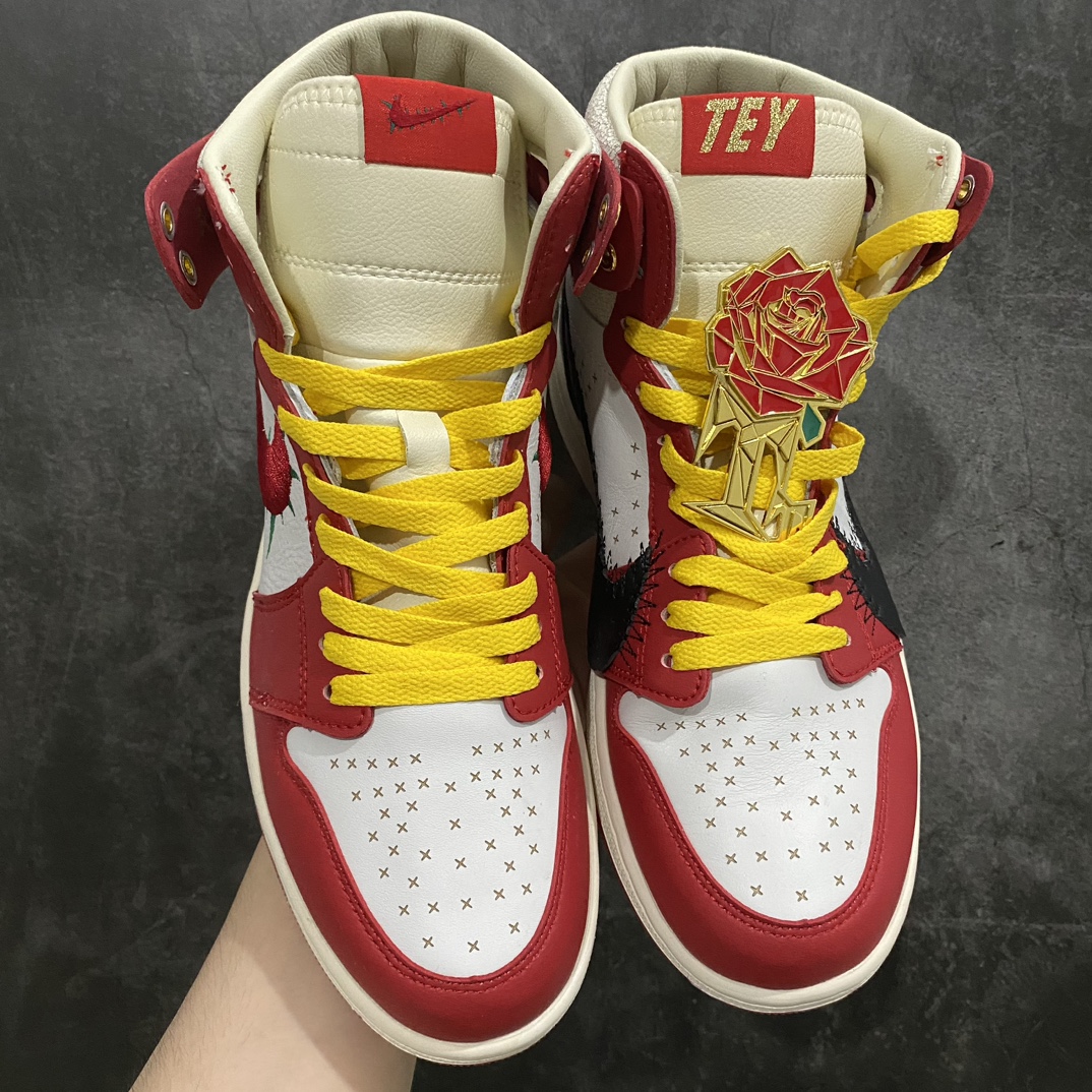 [Pure original] Teyana Taylor xJordan Air Jordan1 Thorn Rose FJ0604-601