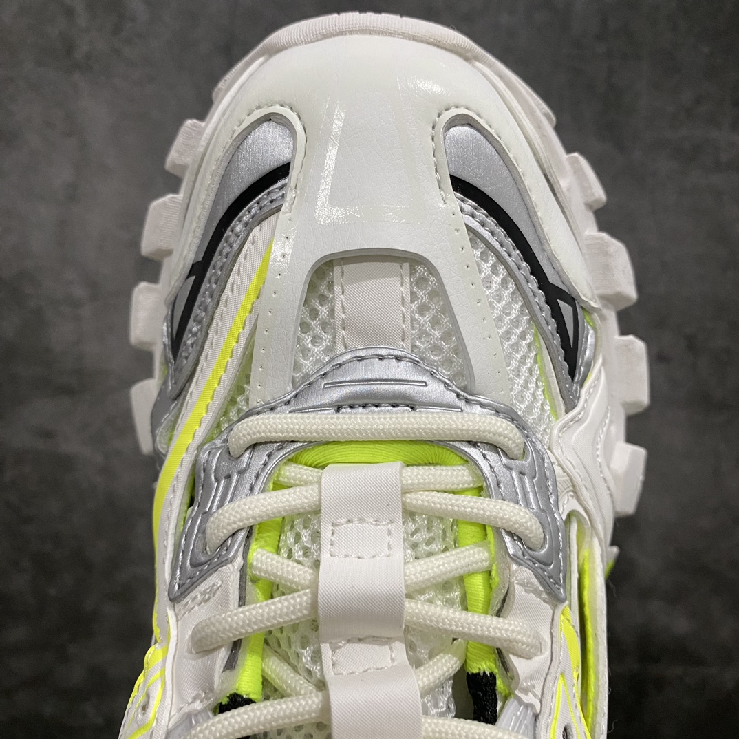 [VG Upgraded Version] BALENCIAGA Track 2.0 Balenciaga Fourth Generation Retro Daddy Shoes White Light Green