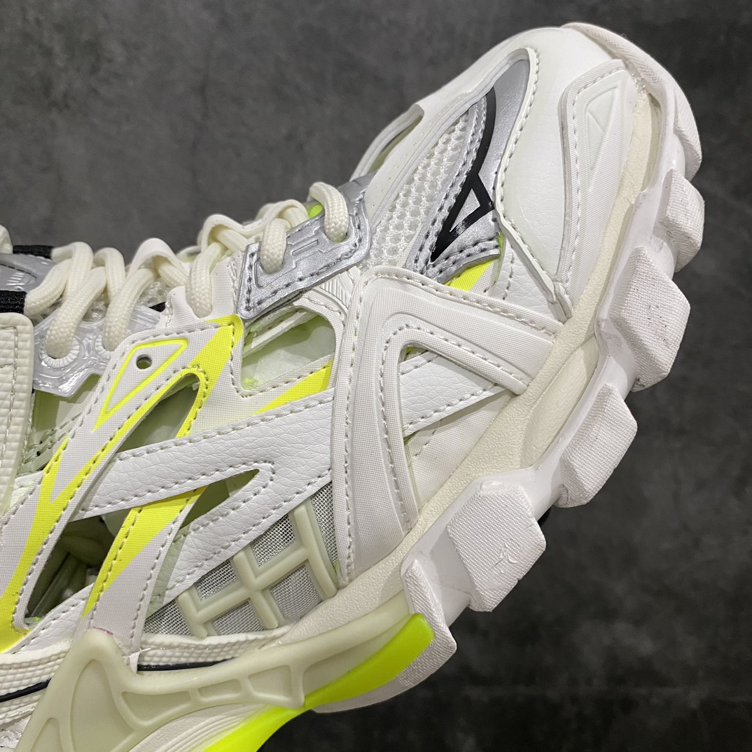 [VG Upgraded Version] BALENCIAGA Track 2.0 Balenciaga Fourth Generation Retro Daddy Shoes White Light Green