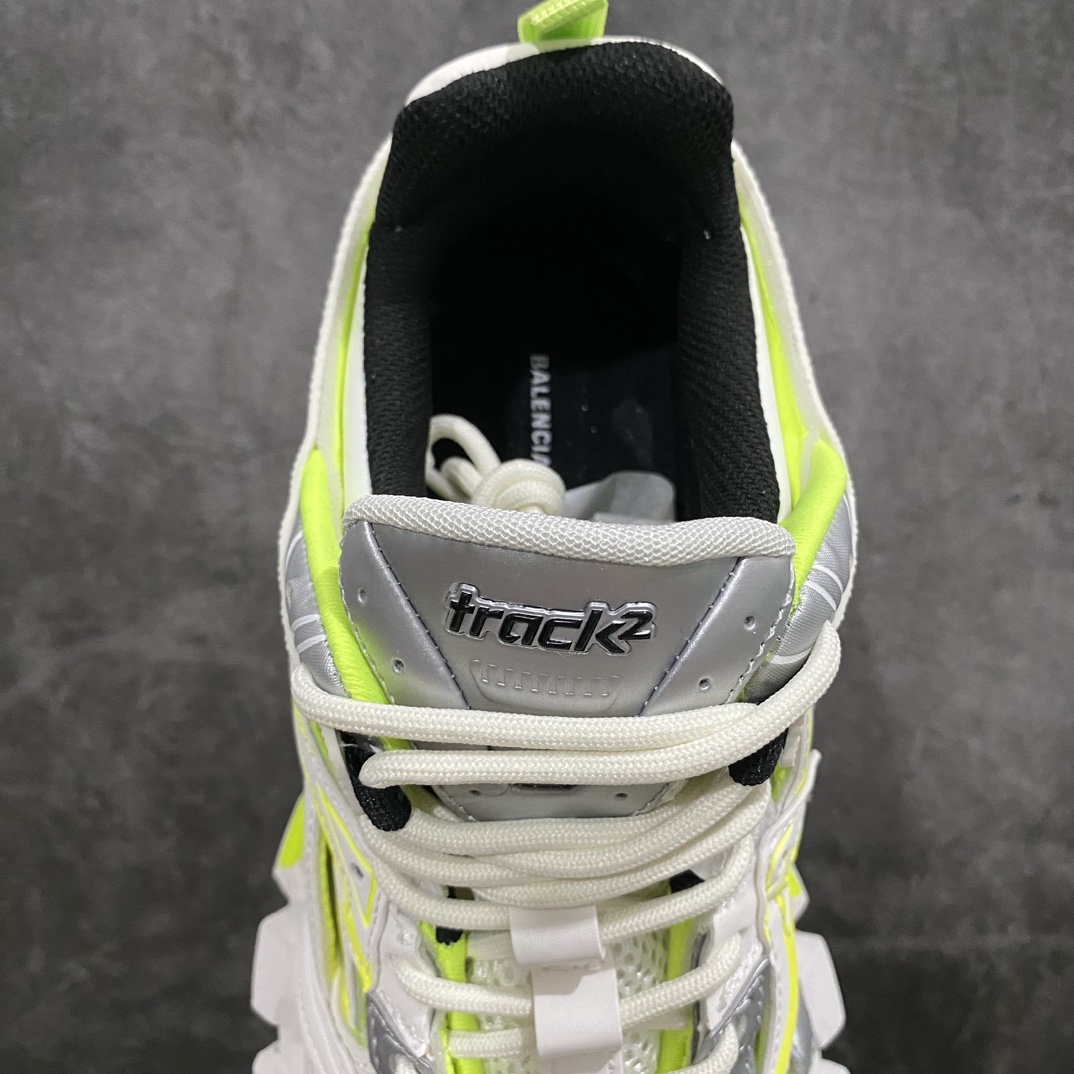 [VG Upgraded Version] BALENCIAGA Track 2.0 Balenciaga Fourth Generation Retro Daddy Shoes White Light Green