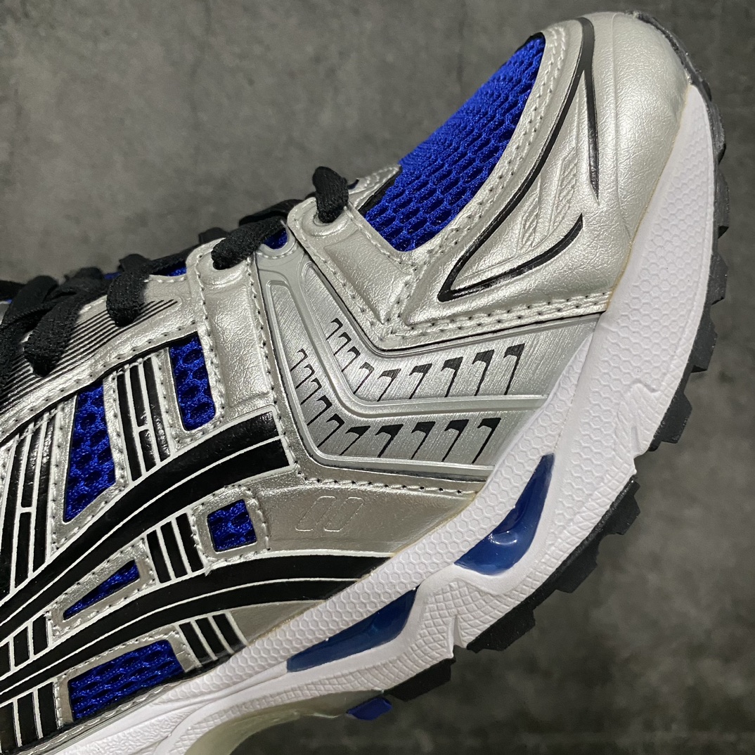 [Pure original] ASICS GEL-KAYANO 14 series lightweight cushioning casual sports running shoes white and blue