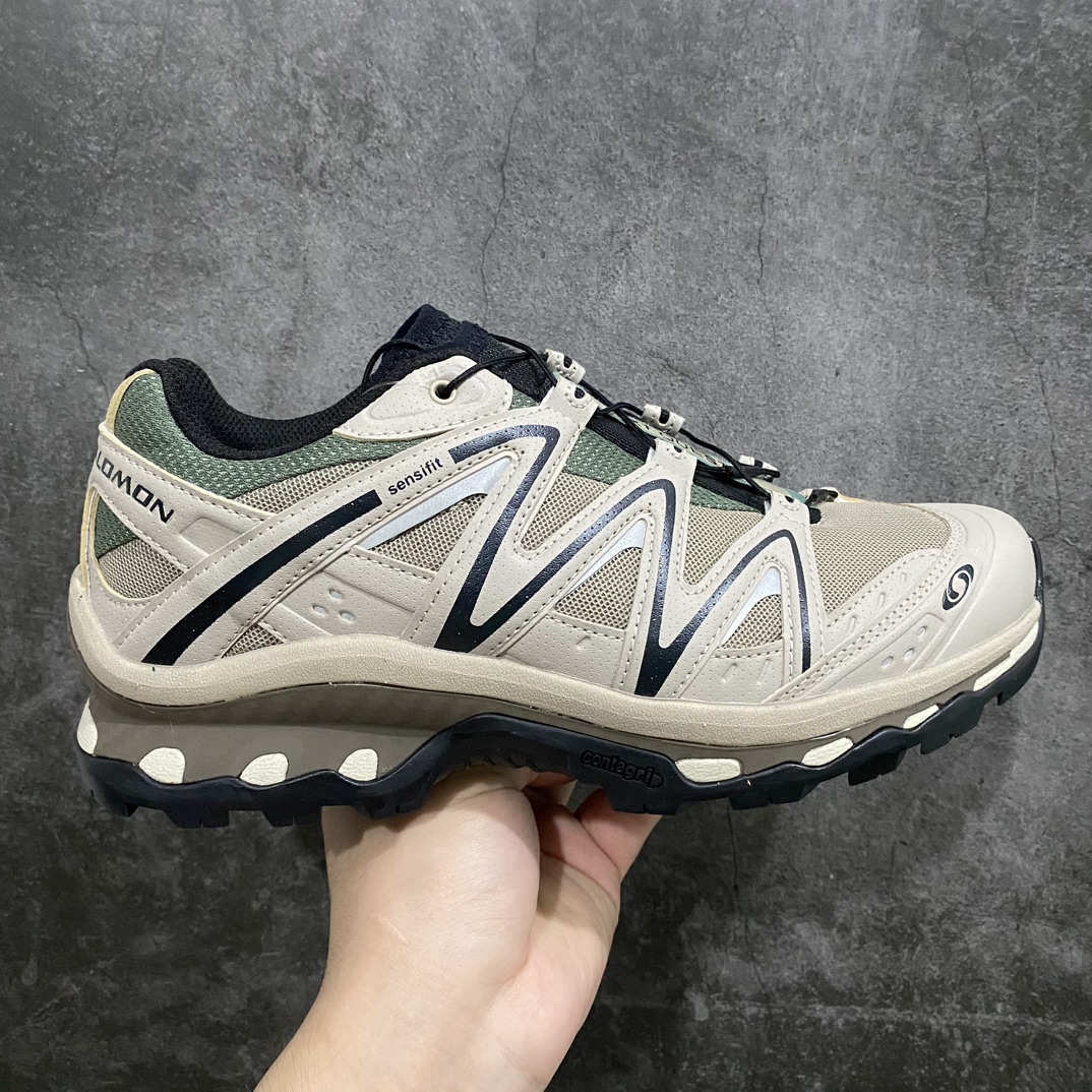 [Green x Edition] Salomon XT-QUEST ADV Salomon Couple Outdoor Functional Shoes Khaki