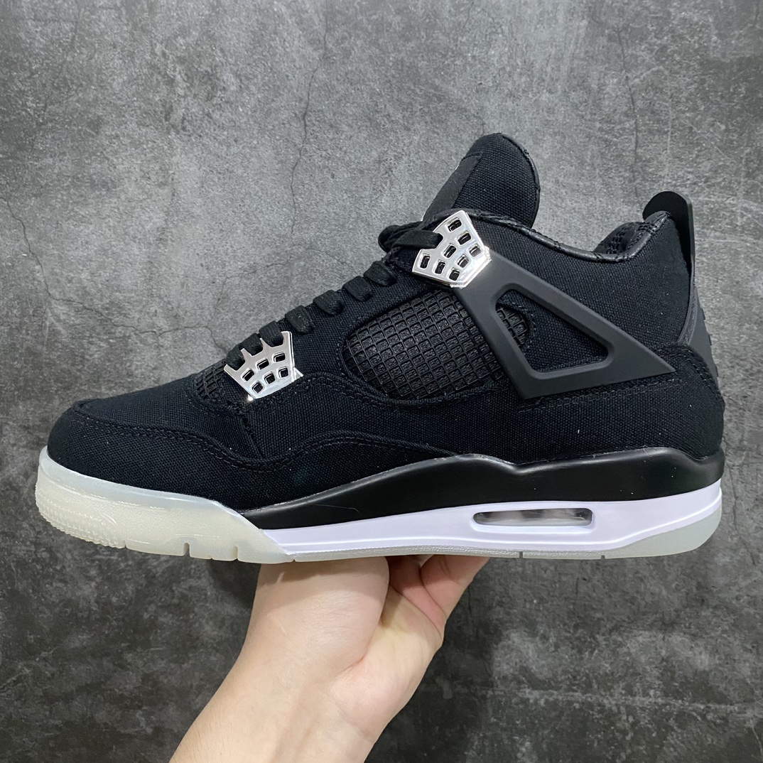 图片[2]-【PB版本】Air Jordan 4 Retro x Eminem 阿姆亲友限定 黑色帆布水晶大底 正确鞋型 定制头层皮料 正确侧边tpu材料卡色 市面正确鞋舌标 网格不打皱 正确鞋垫 全新底模 原装气垫立体LOGO 随意对比正品细节货号:AJ4-582314 尺码:40 40.5 41 42 42.5 43 44 44.5 45 46 47.5 48.5-莆田鞋批发中心