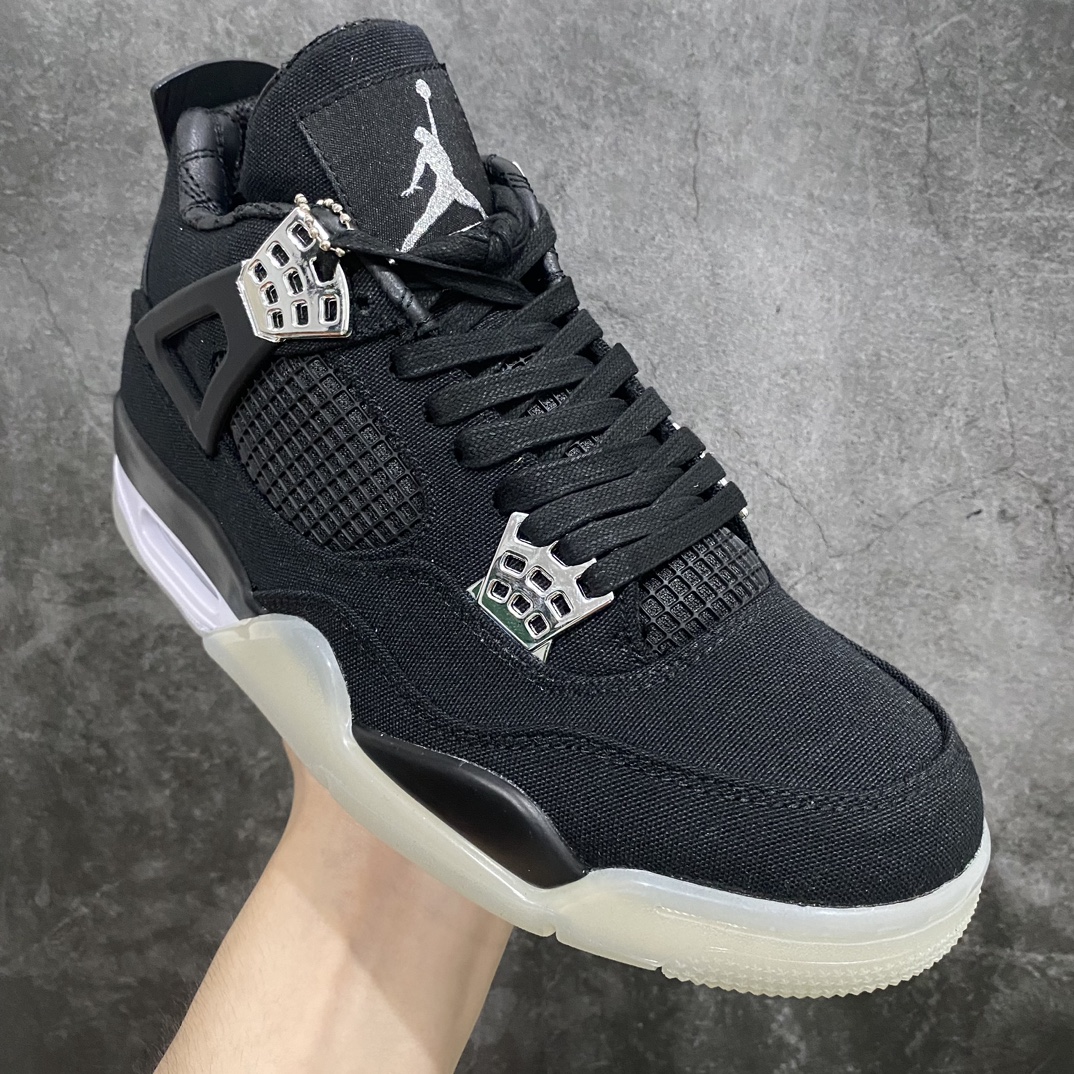 图片[3]-【PB版本】Air Jordan 4 Retro x Eminem 阿姆亲友限定 黑色帆布水晶大底 正确鞋型 定制头层皮料 正确侧边tpu材料卡色 市面正确鞋舌标 网格不打皱 正确鞋垫 全新底模 原装气垫立体LOGO 随意对比正品细节货号:AJ4-582314 尺码:40 40.5 41 42 42.5 43 44 44.5 45 46 47.5 48.5-莆田鞋批发中心