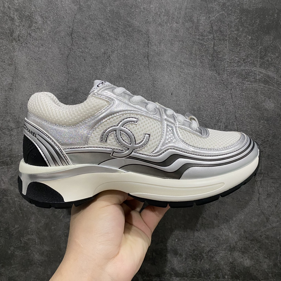 [New Overseas Shopping Version] Chanel Chanel Sports Shoes Golden Horn Silver Horn King Xiaoxiang Popular Sports Shoes