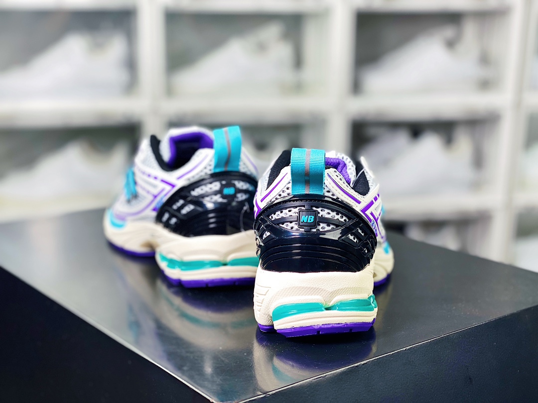 New Balance M1906R series low-top retro dad style casual sports jogging shoes ”white, silver, light blue and purple handle” M1906RCF