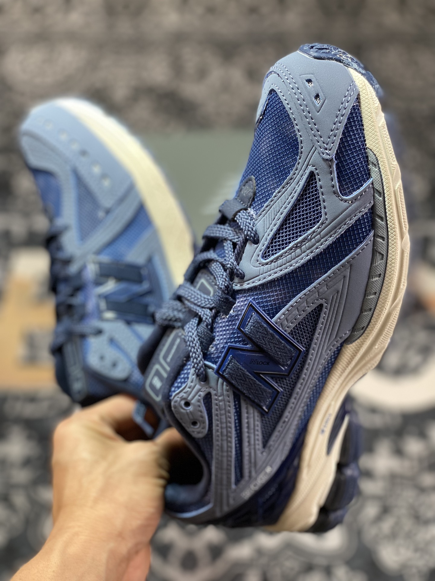 New Balance M1906R series retro dad style casual sports jogging shoes ”Frosted sapphire blue distressed” M1906RDN