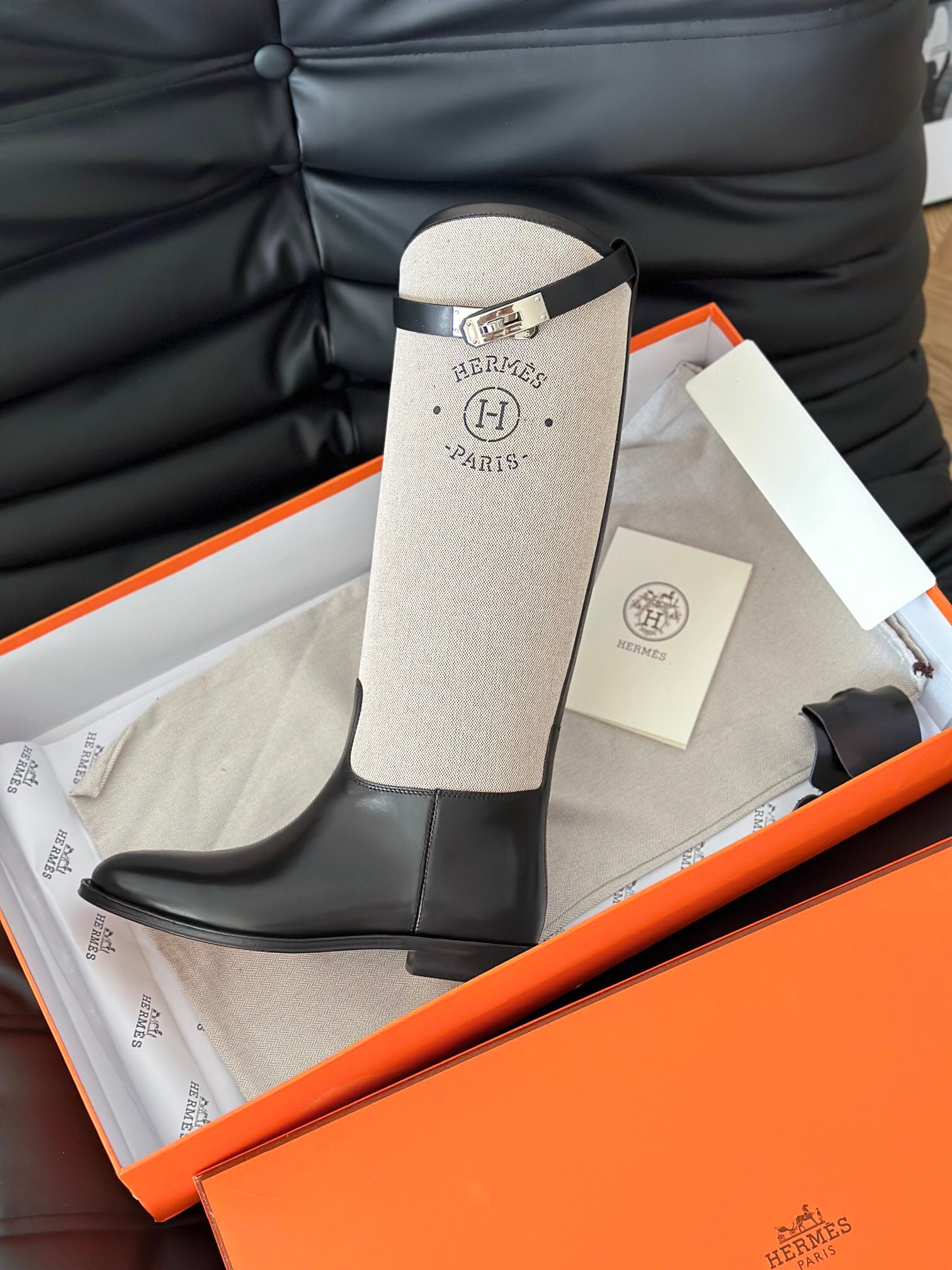 Hermès Haute Couture Classic Luxury Leather Shoe Loafer Shoes 8