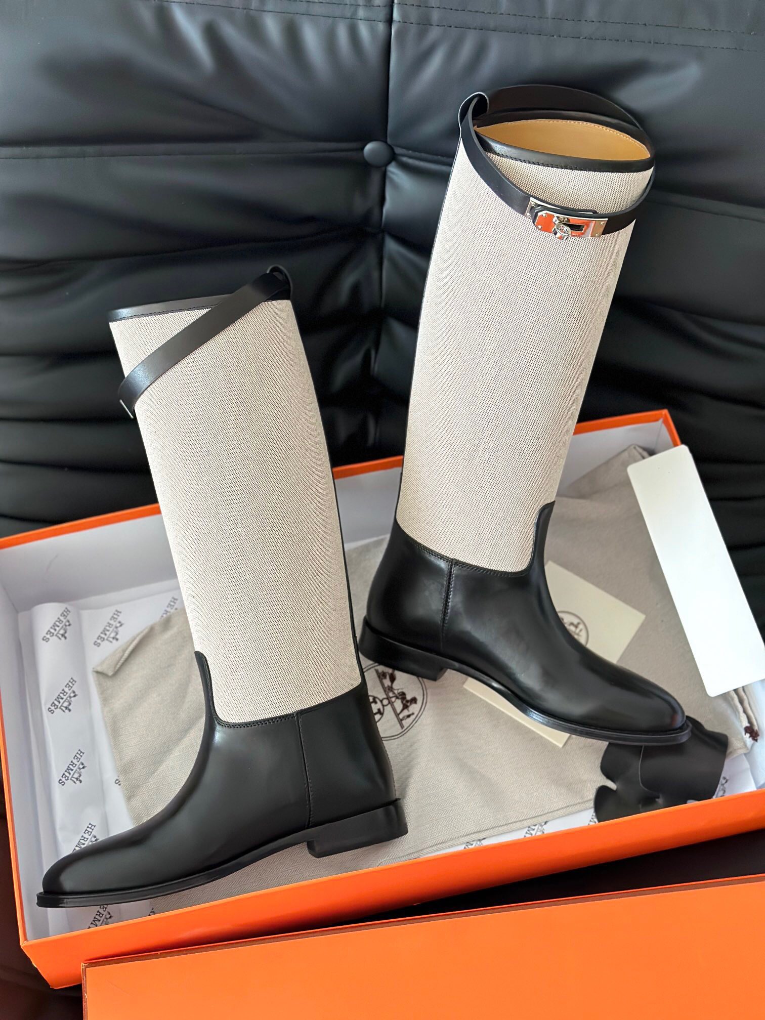 Hermès Haute Couture Classic Luxury Leather Shoe Loafer Shoes 9
