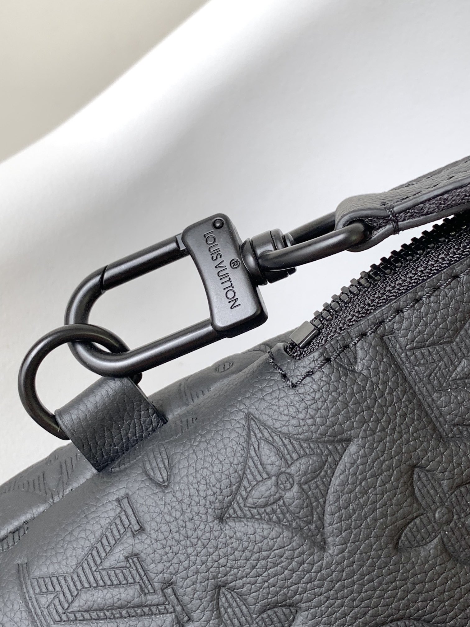 Louis Vuitton Duo Black Embossed Leather Sling Bag with Removable Pouch 8 i1694234925 5072 6