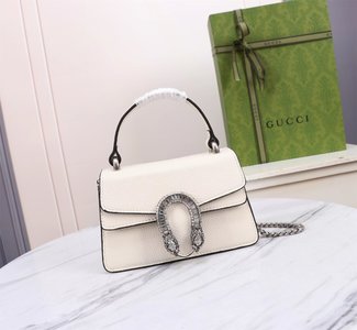 AAAA Quality Replica Gucci Dionysus Bags Handbags White Cotton Chains