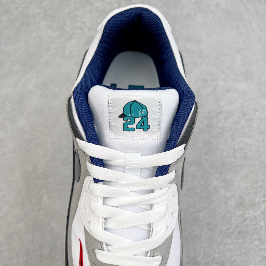 图片[5]-＃MX版 NK Air MAX 90 气垫复古减震跑步鞋 DJ5194-100 经典重温 独家陆续补货 外单专供大厂出品 品质稳定 一百余色 终端操作 Air Max 90于1990年推出 来自Air Max系列 在Air Max 1的基础上改进而得 增加了气垫面积 外型上也更为流线 最特別的就是加入了菱纹塑胶嵌板 为Air Max 90增添了许多潮流气息 皮革鞋面 造就出色耐穿性和支撑力 Max Air缓震配置搭配泡棉中底 令Air Max 90轻盈而舒适 华夫格橡胶外底 铸就Air Max 90非凡的抓地力 而Air Max 90不仅是一双跑鞋 它成功跨越了时间的演进 成为了球鞋文化与潮流圈中最熟为人知的鞋款之一 尺码：36 36.5 37.5 38 38.5 39 40 40.5 41 42 42.5 43 44 44.5 45-选品中心