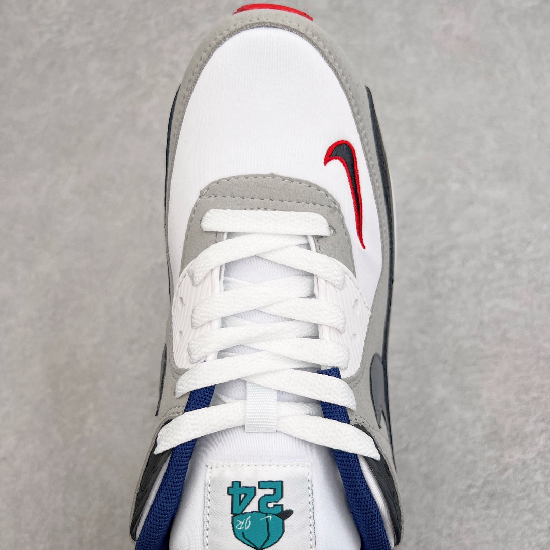 图片[4]-＃MX版 NK Air MAX 90 气垫复古减震跑步鞋 DJ5194-100 经典重温 独家陆续补货 外单专供大厂出品 品质稳定 一百余色 终端操作 Air Max 90于1990年推出 来自Air Max系列 在Air Max 1的基础上改进而得 增加了气垫面积 外型上也更为流线 最特別的就是加入了菱纹塑胶嵌板 为Air Max 90增添了许多潮流气息 皮革鞋面 造就出色耐穿性和支撑力 Max Air缓震配置搭配泡棉中底 令Air Max 90轻盈而舒适 华夫格橡胶外底 铸就Air Max 90非凡的抓地力 而Air Max 90不仅是一双跑鞋 它成功跨越了时间的演进 成为了球鞋文化与潮流圈中最熟为人知的鞋款之一 尺码：36 36.5 37.5 38 38.5 39 40 40.5 41 42 42.5 43 44 44.5 45-选品中心