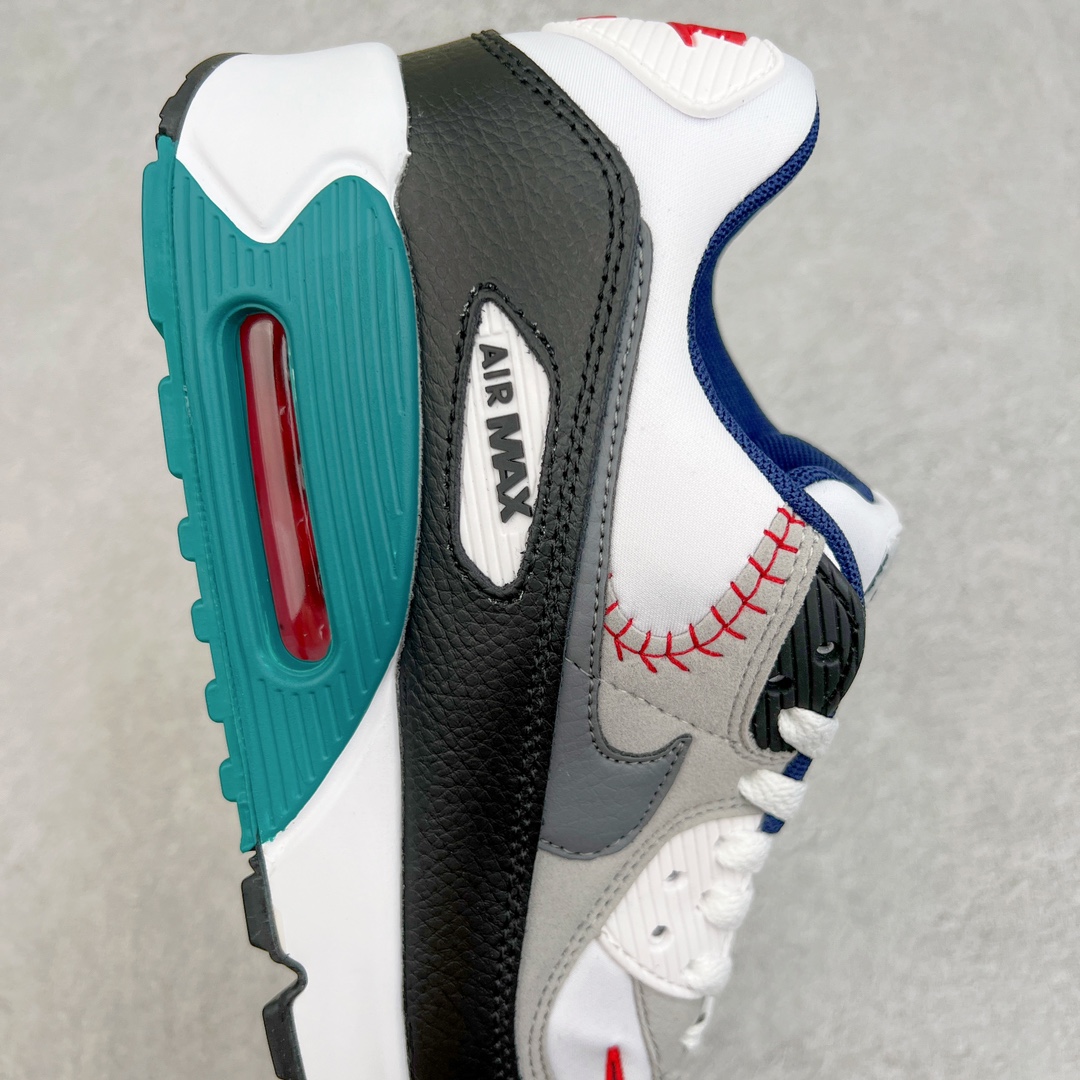 图片[6]-＃MX版 NK Air MAX 90 气垫复古减震跑步鞋 DJ5194-100 经典重温 独家陆续补货 外单专供大厂出品 品质稳定 一百余色 终端操作 Air Max 90于1990年推出 来自Air Max系列 在Air Max 1的基础上改进而得 增加了气垫面积 外型上也更为流线 最特別的就是加入了菱纹塑胶嵌板 为Air Max 90增添了许多潮流气息 皮革鞋面 造就出色耐穿性和支撑力 Max Air缓震配置搭配泡棉中底 令Air Max 90轻盈而舒适 华夫格橡胶外底 铸就Air Max 90非凡的抓地力 而Air Max 90不仅是一双跑鞋 它成功跨越了时间的演进 成为了球鞋文化与潮流圈中最熟为人知的鞋款之一 尺码：36 36.5 37.5 38 38.5 39 40 40.5 41 42 42.5 43 44 44.5 45-选品中心