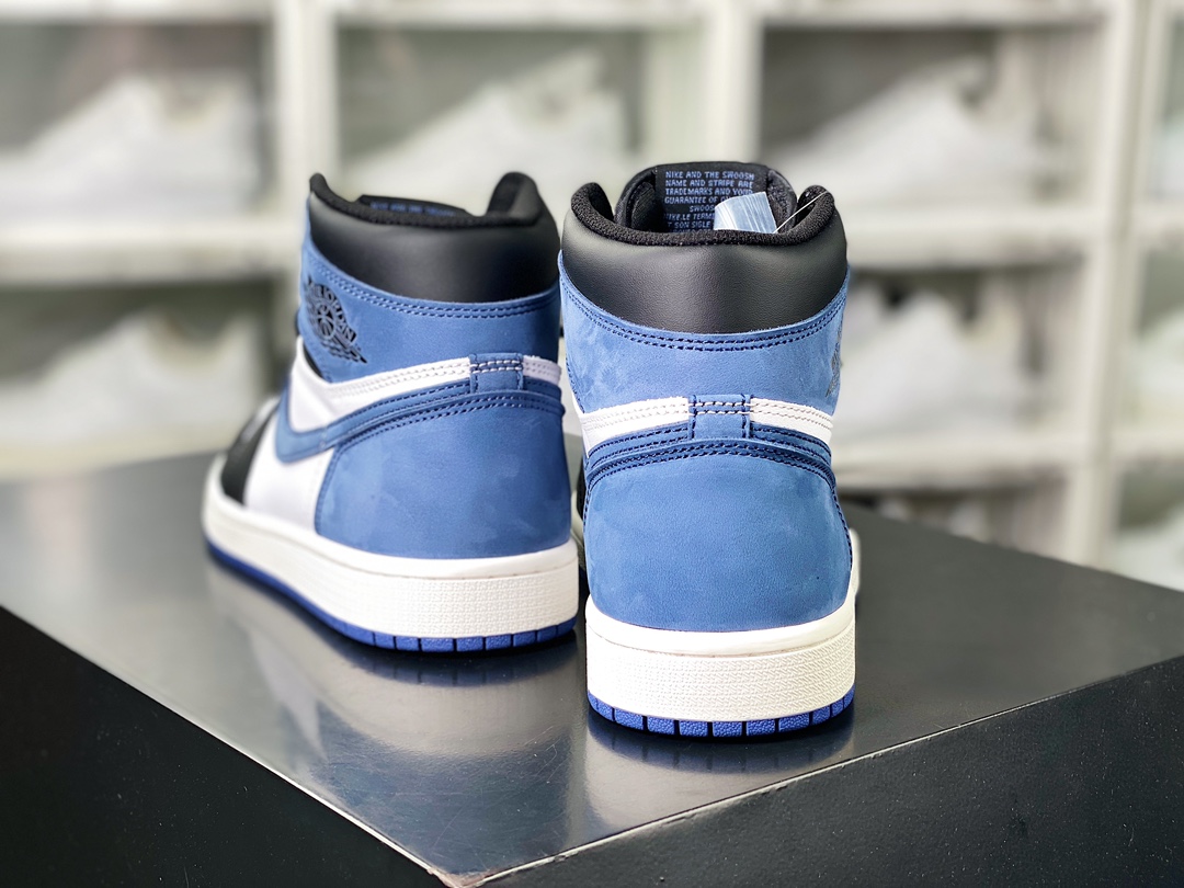 Air Jordan 1 Retro High OG ”blue Ochre MPV” AJ1 classic retro classic high top versatile cultural basketball shoes ”black yellow toe white blue six crowns” 555088-115