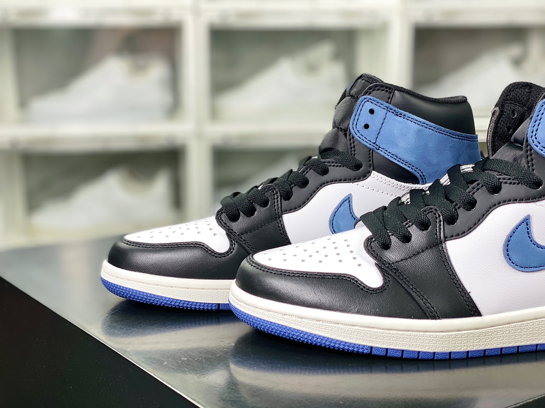 Air Jordan 1 Retro High OG ”blue Ochre MPV” AJ1 classic retro classic high top versatile cultural basketball shoes ”black yellow toe white blue six crowns” 555088-115