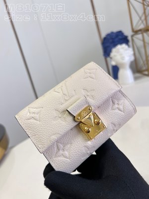 Louis Vuitton Wallet White Empreinte​ M81071