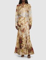 Zimmermann Clothing Shirts & Blouses Skirts Best knockoff
 Rose Silk Spring/Summer Collection