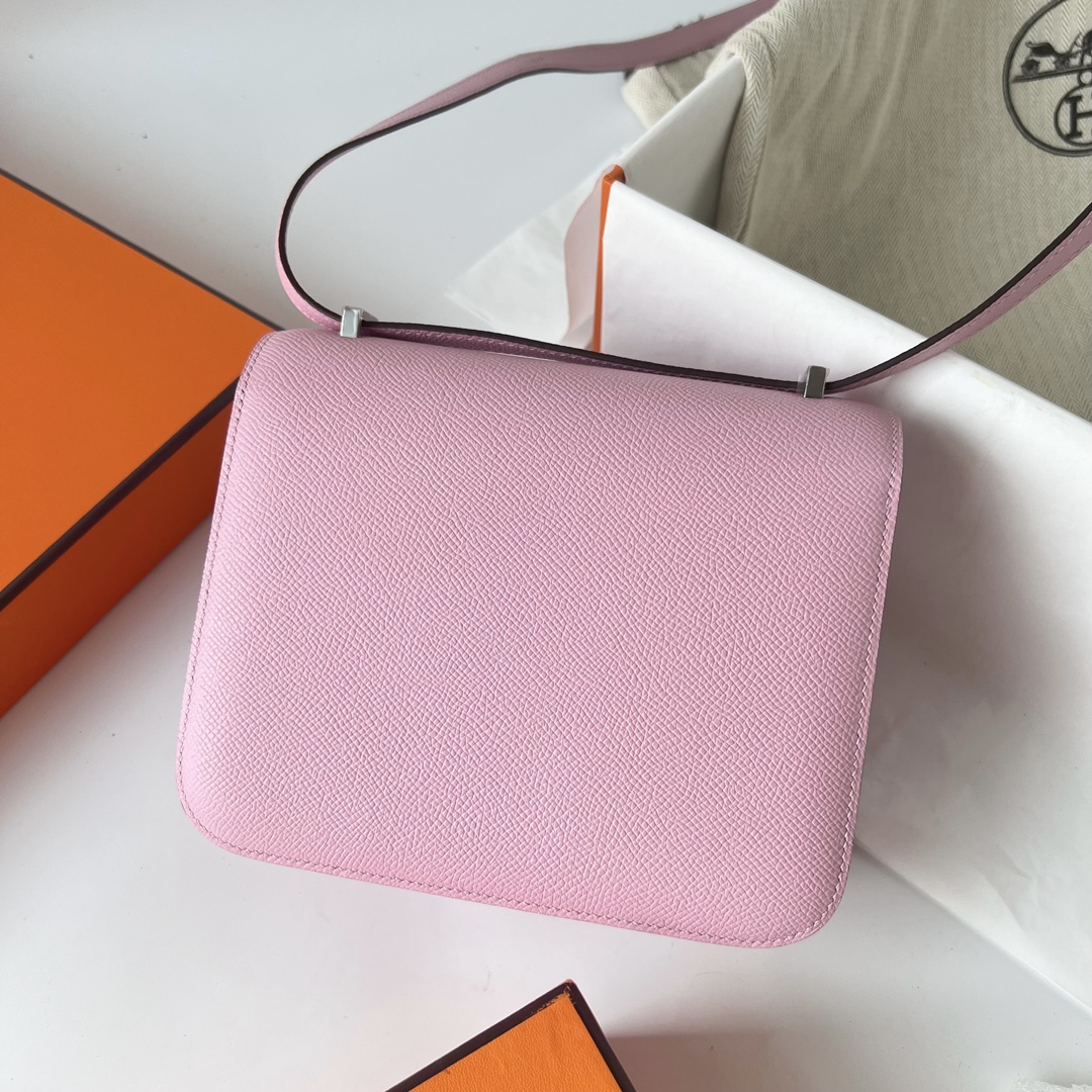 Dove acquistare di alta qualità Hermes Constance Borse Crossbody & Borse a Tracolla Designer replica Viola Hardware argento Epsom 6 i1694245997 8934 4
