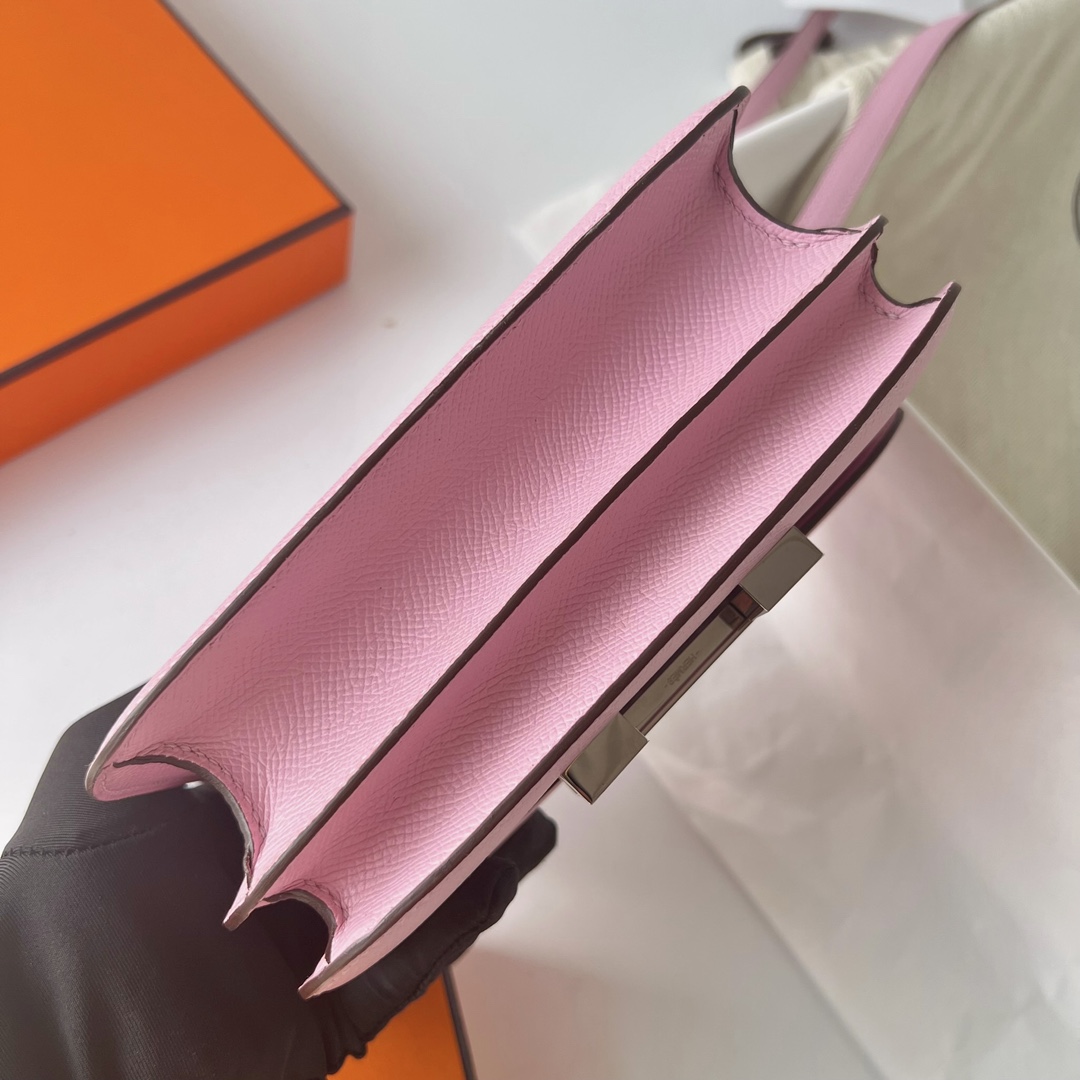 Dove acquistare di alta qualità Hermes Constance Borse Crossbody & Borse a Tracolla Designer replica Viola Hardware argento Epsom 9 i1694245998 2277 7