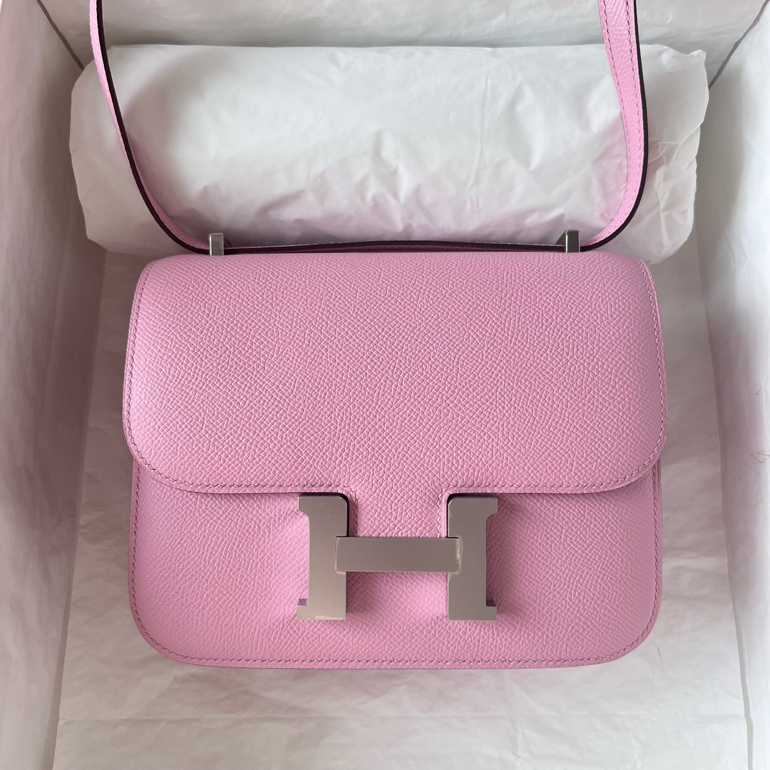 Dove acquistare di alta qualità Hermes Constance Borse Crossbody & Borse a Tracolla Designer replica Viola Hardware argento Epsom 10 i1694245998 6142 8