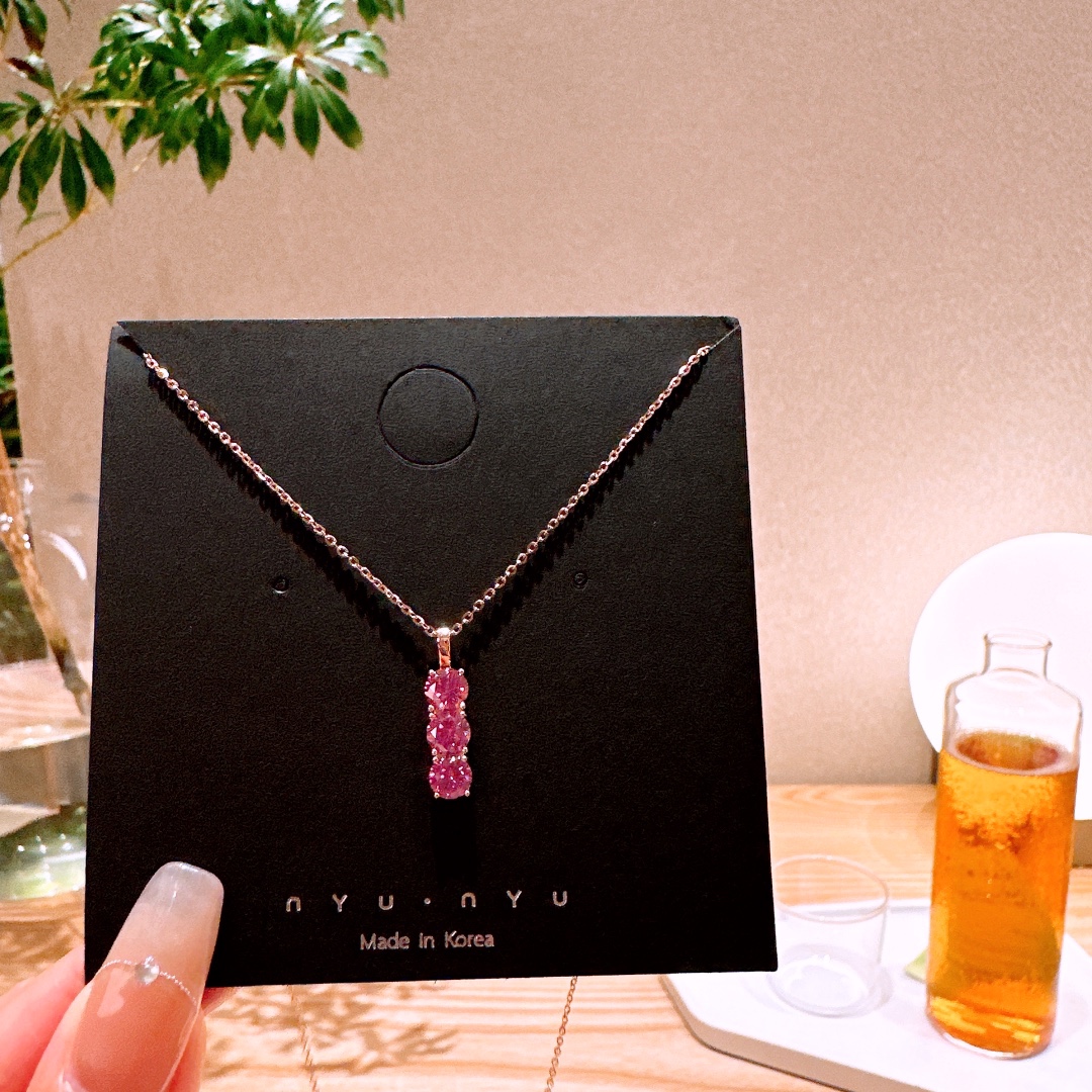 925 Silver Moissanite Necklace Romantic Wedding Registration Silver