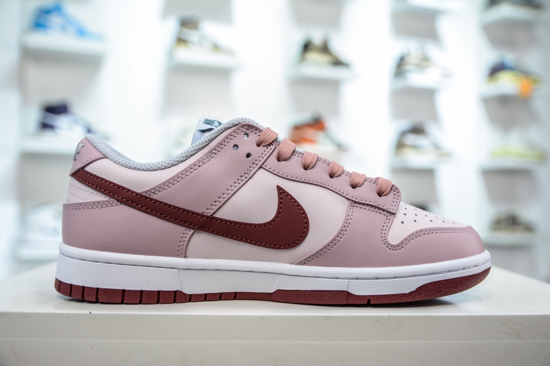 Pure original NK Dunk Low bubble jellyfish strawberry pink FD1232-001