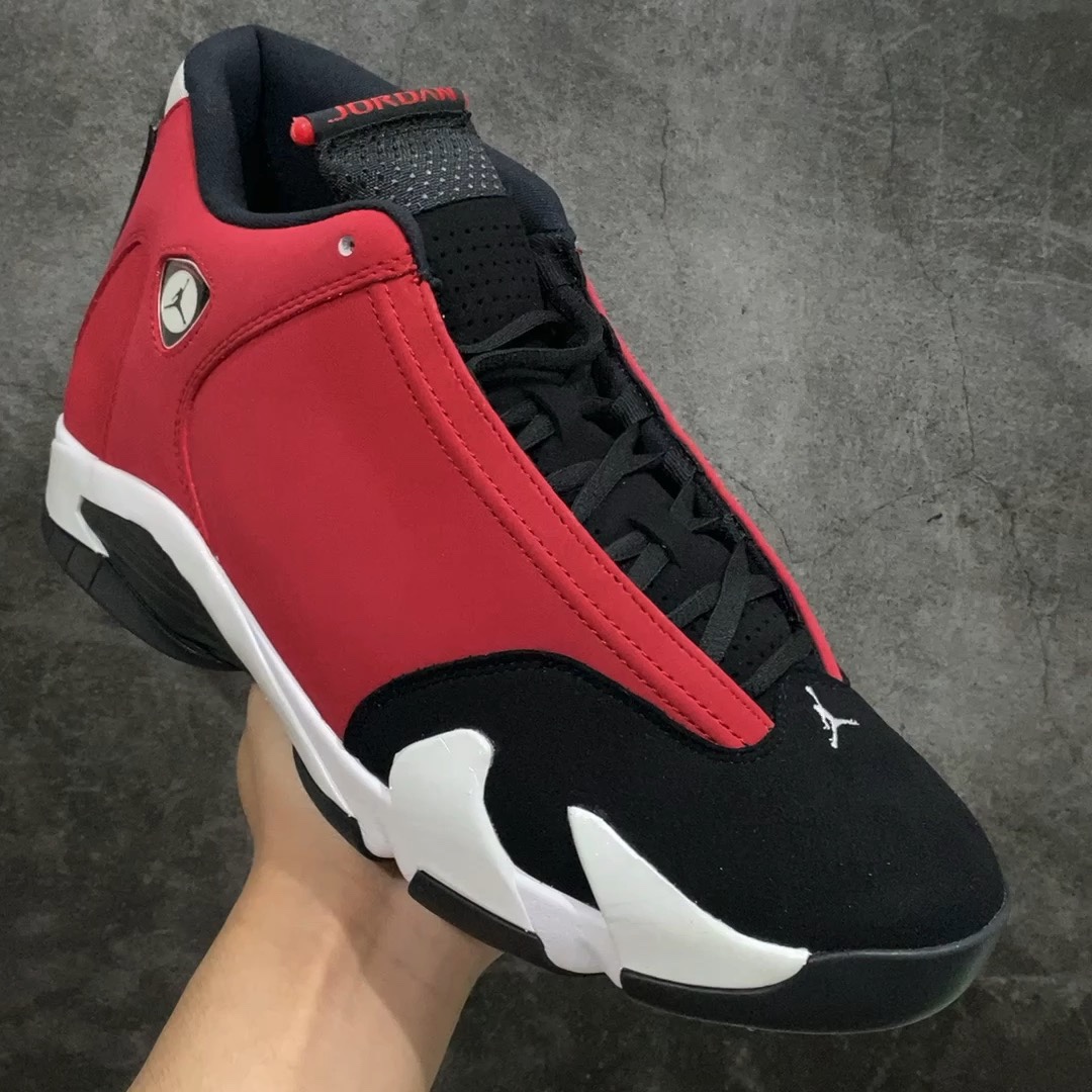 AirJordanAJ14黑白红公牛