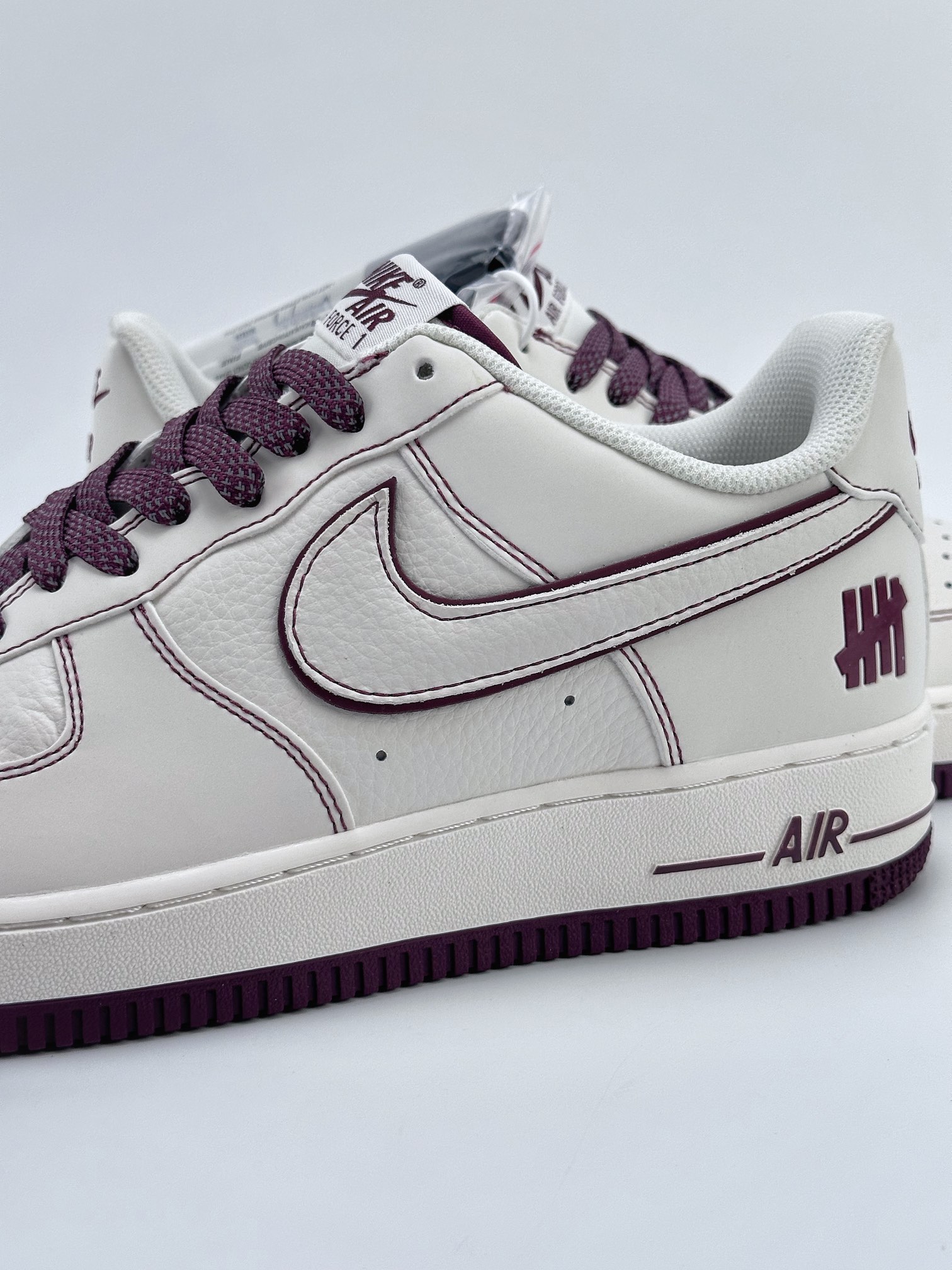 Nike Air Force 1 Low 07 Undefeated White Wine Red UN3699-022