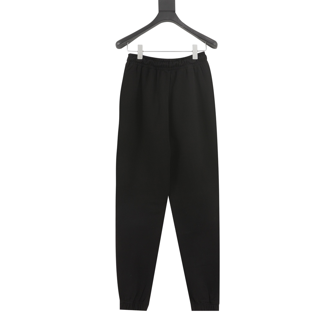 CELINE/赛琳 刺绣字母LOGO毛圈棉抽绳运动裤