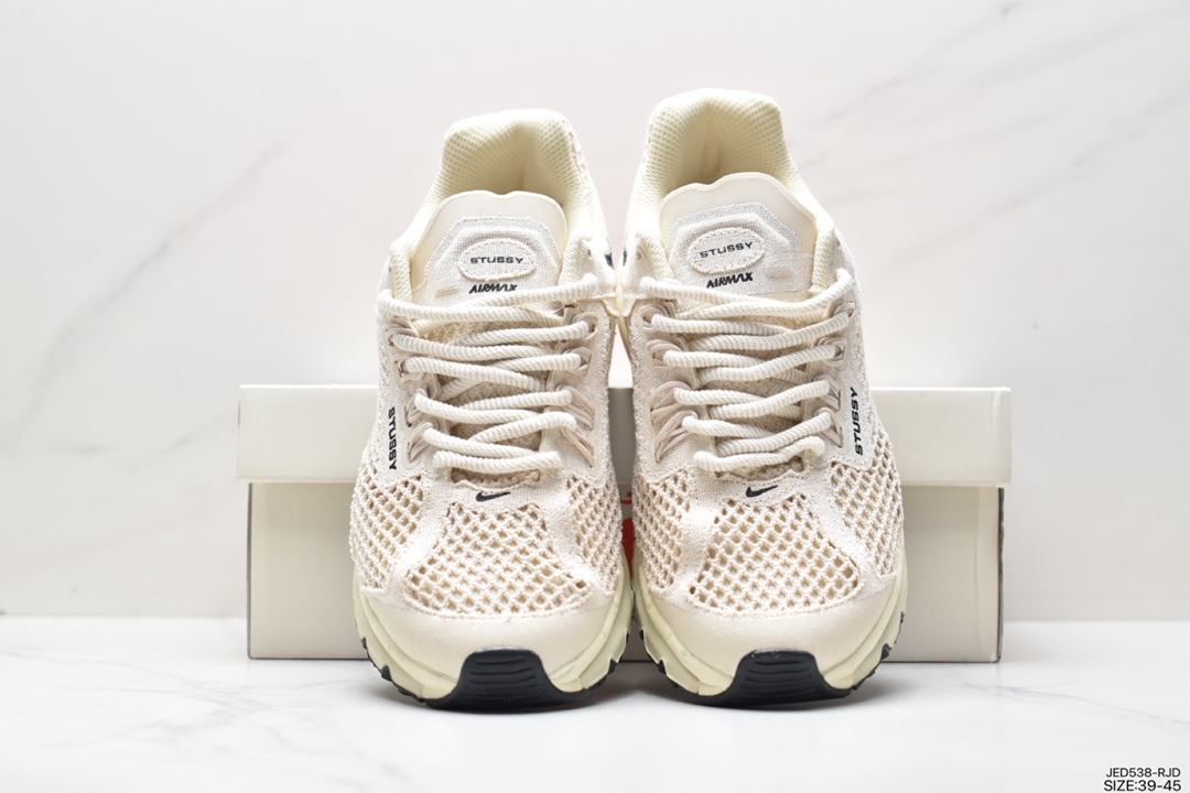 Stussy x NK Air Max 2013 ”Fossil” Stussy joint air cushion running shoes desert color DO2461-001