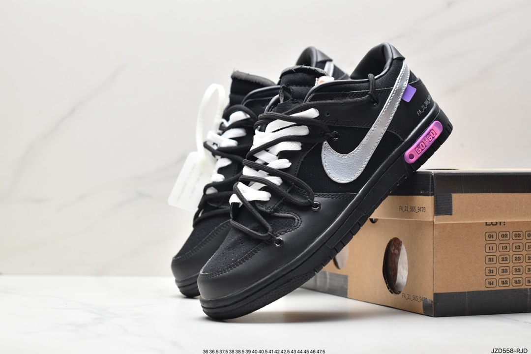 OFF-WHITE x Futura x Nike Dunk Low three-party joint CT0856-700