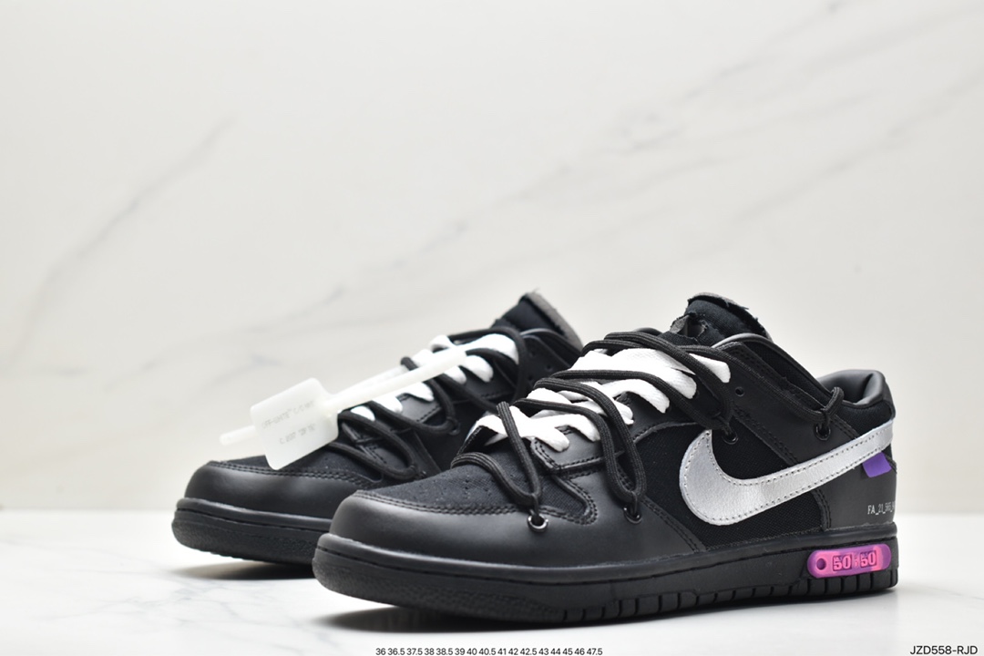 OFF-WHITE x Futura x Nike Dunk Low three-party joint CT0856-700