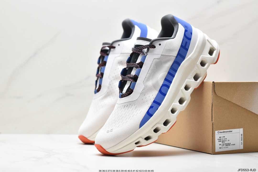 ON Running Cloud X Shift Low Cloud X series low-top lightweight, comfortable and multifunctional casual sports shoes ”Geometric Mesh White and Black”