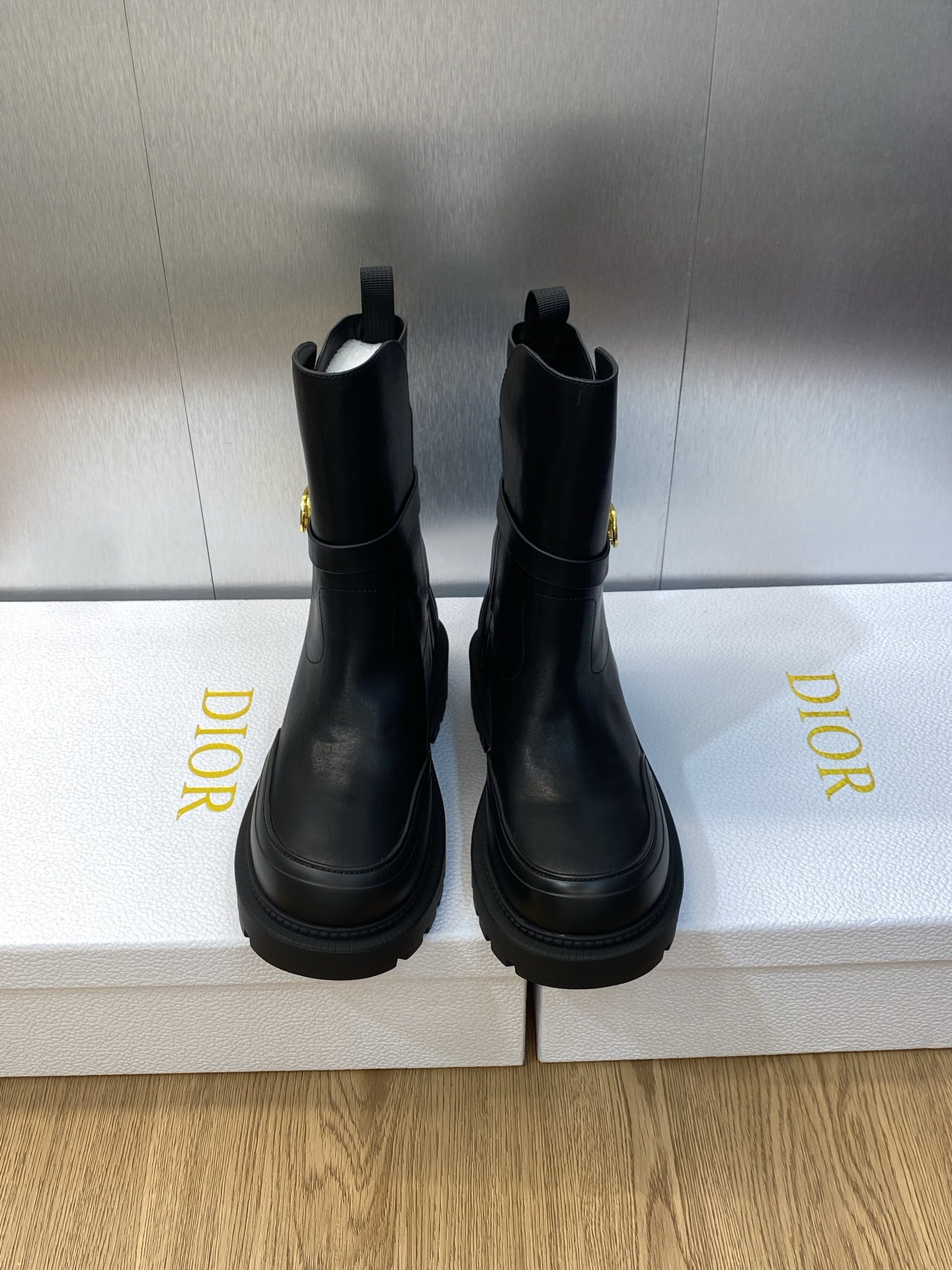 工厂价Dior迪奥2023秋冬新款EmPreinte系列女短靴明星同款高定及裸靴明星同款CD字母logo