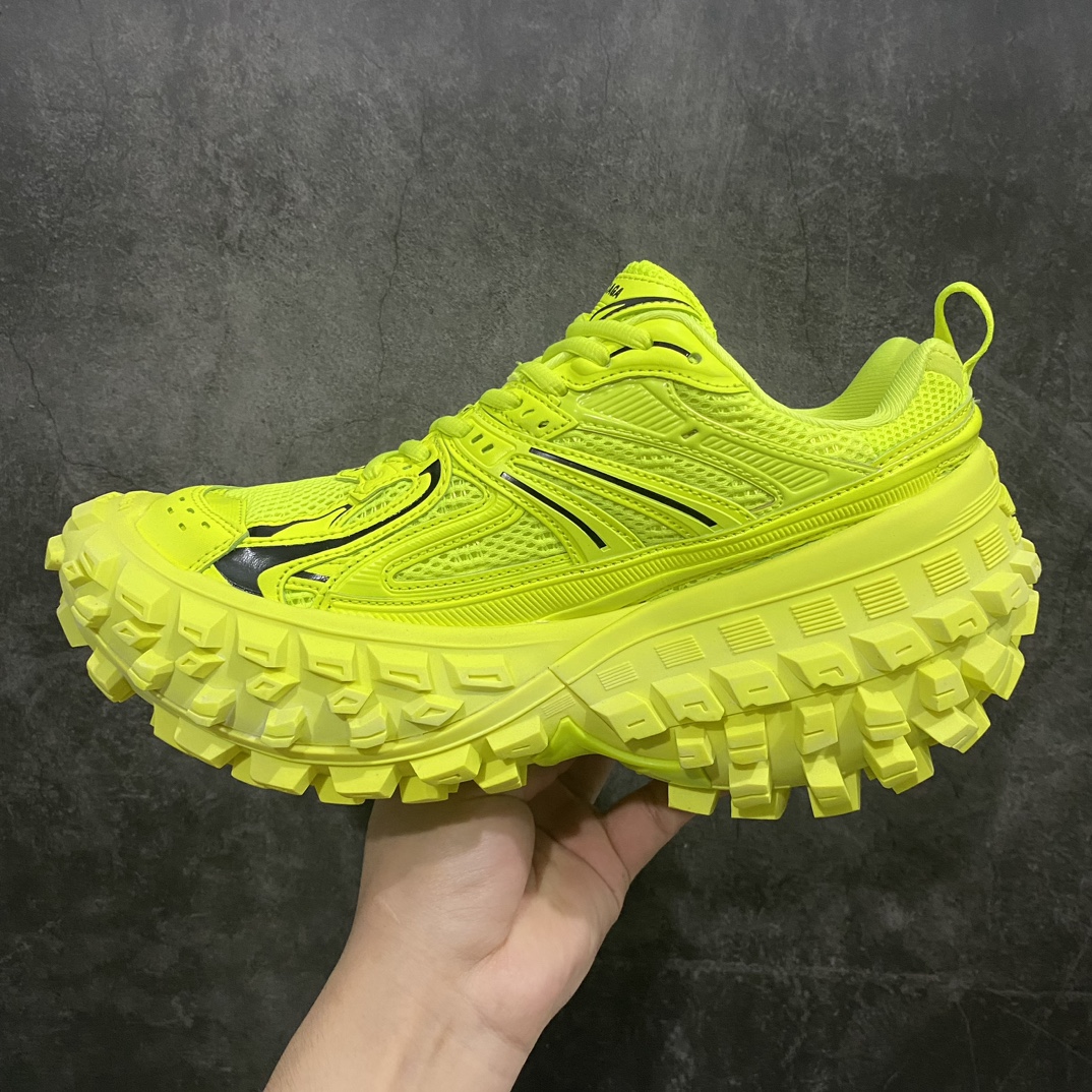 [VG Pure Original] Balenciaga Defender Retro Daddy Shoes Tire Shoes Fluorescent Green