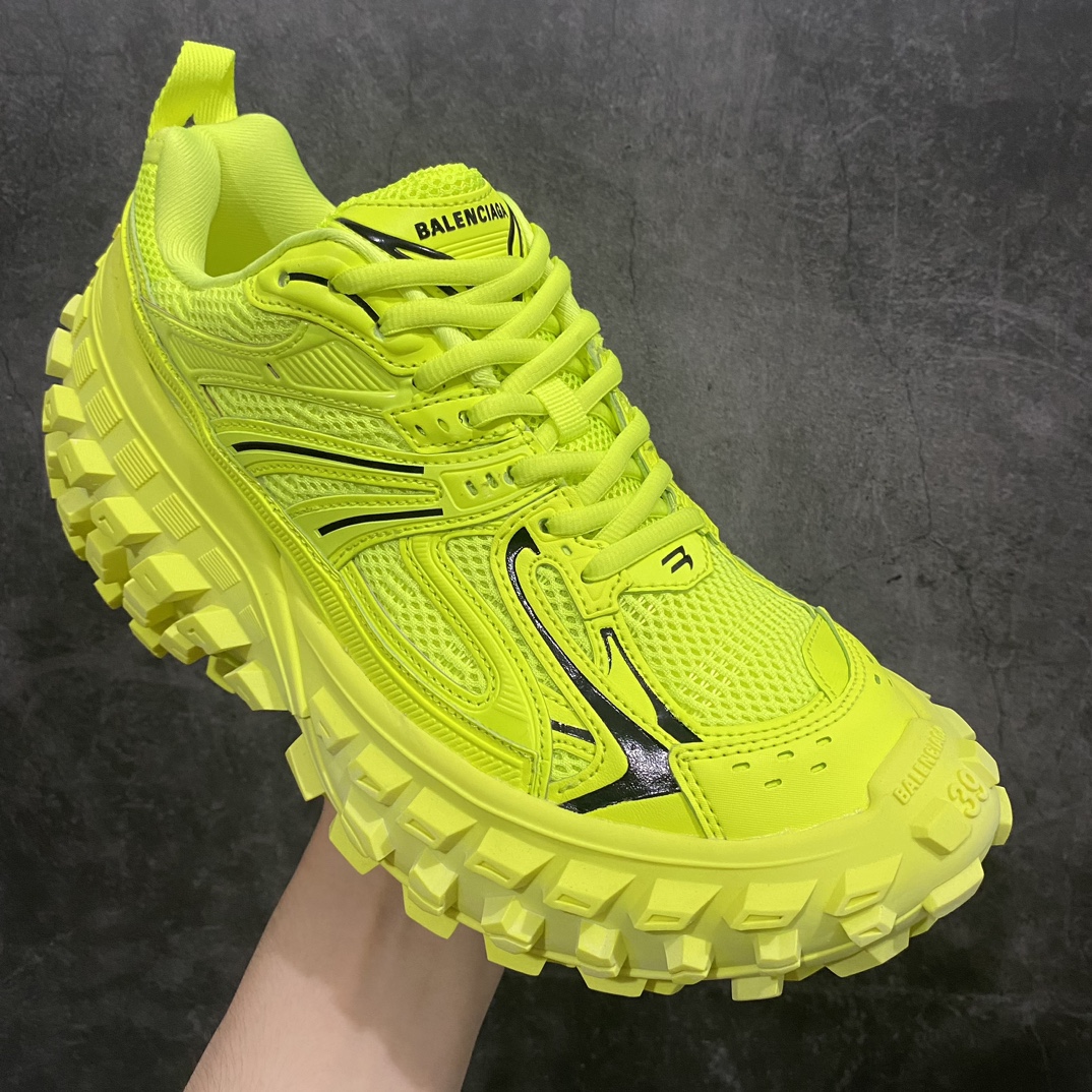 [VG Pure Original] Balenciaga Defender Retro Daddy Shoes Tire Shoes Fluorescent Green