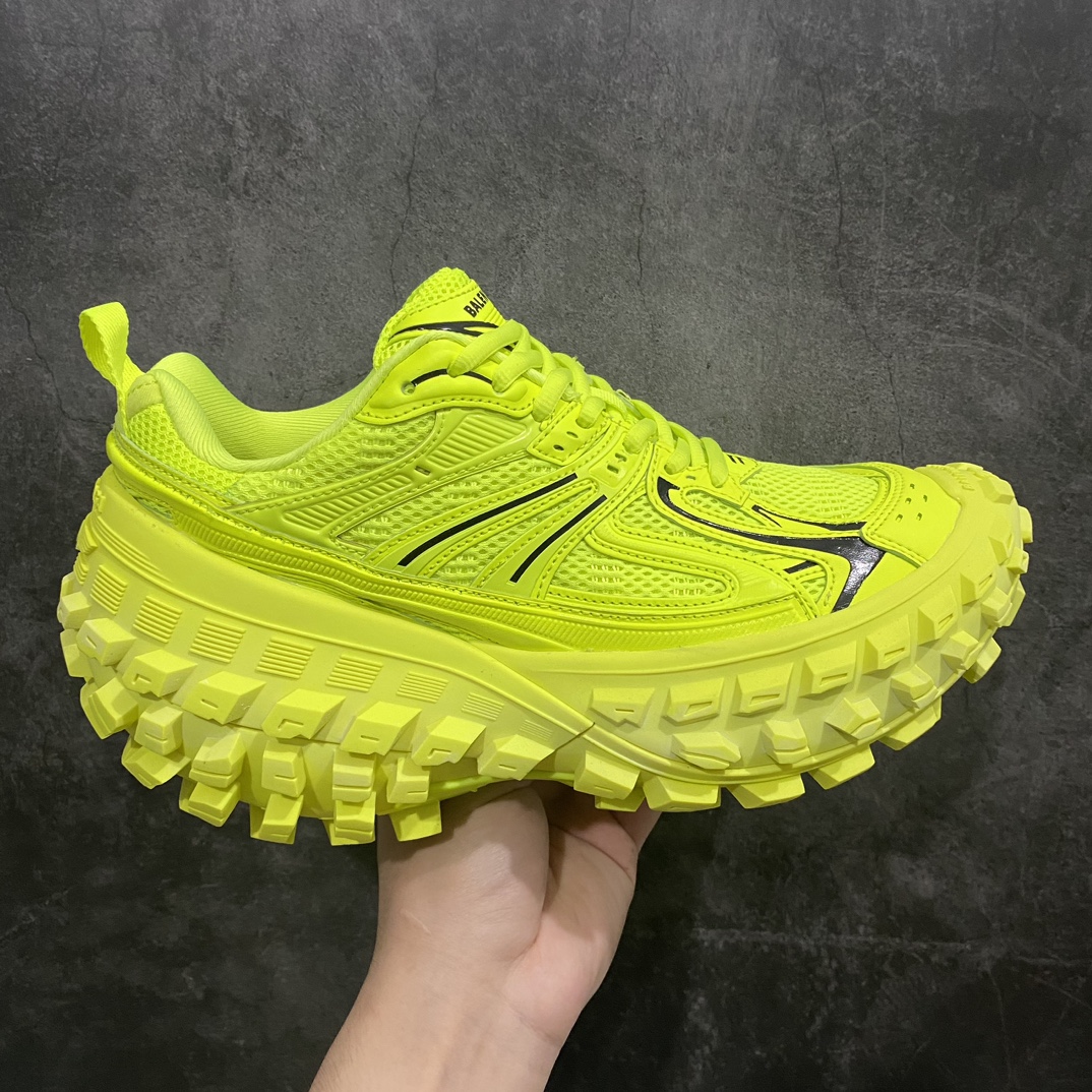 [VG Pure Original] Balenciaga Defender Retro Daddy Shoes Tire Shoes Fluorescent Green