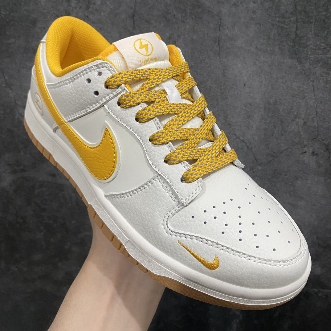 [Customized version] Nike SB Dunk Low Lightning Beige Yellow XD1668-014