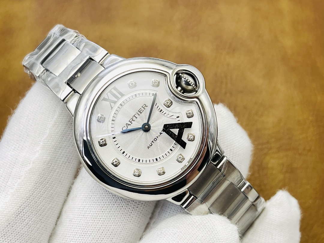 Cartier Watch Replica Best
 Blue Women Men All Steel Mechanical Movement