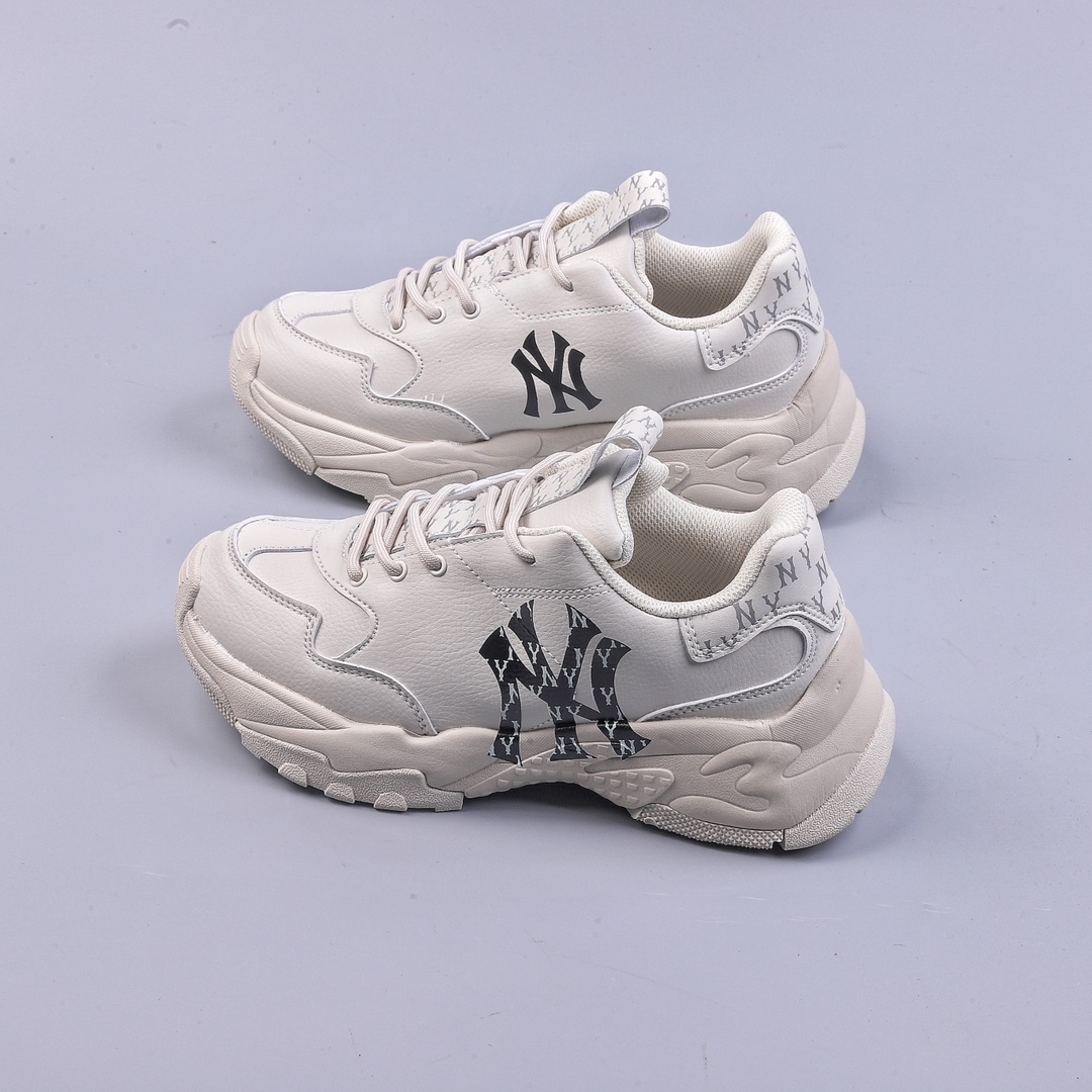 MLB Chunky Liner Senior Shoes Series Low-top Daddy Style Lightweight Height-enhancing Thick-soled All-match Casual Sports Jogging Shoes