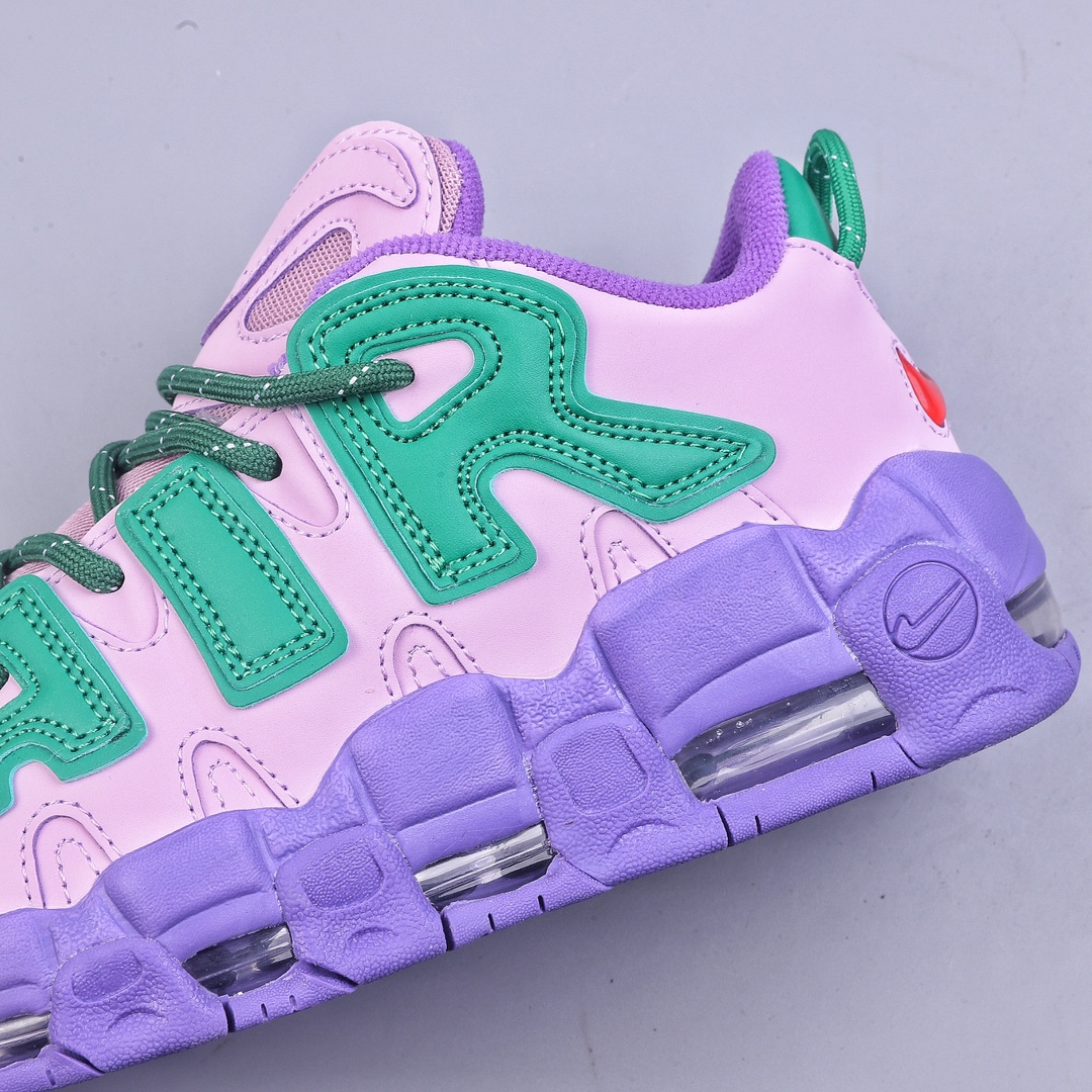 AMBUSH x Nike Air More Uptempo Low”Lilac/Apple Green”皮蓬一代篮球鞋 FB1299-500